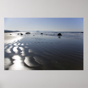 Poster Matin de plage de Cayucos
