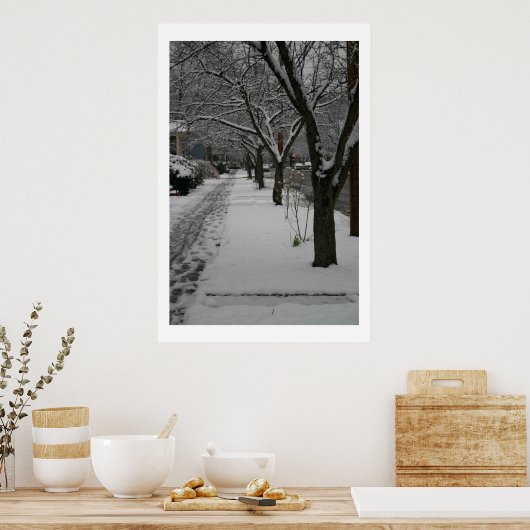 Poster Matin d'hiver (Cuisine)
