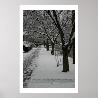 Poster Matin d'hiver