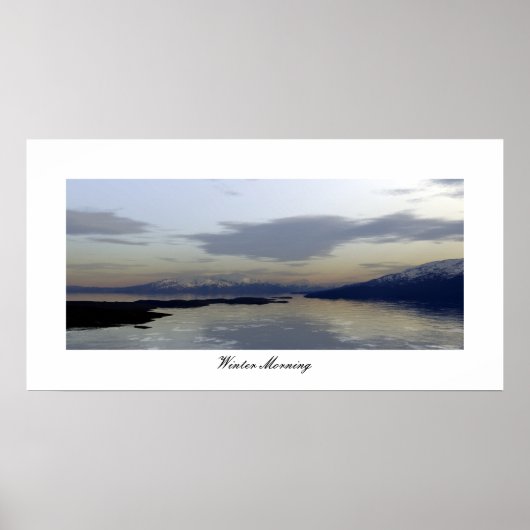 Poster Matin d'hiver (Devant)