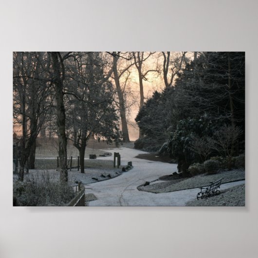 Poster Matin d'hiver (Devant)