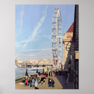 Poster Matin d'hiver au London Eye