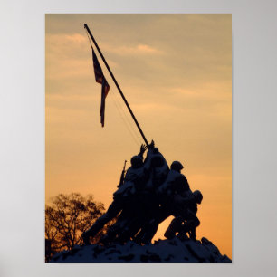 Poster Matin d'hiver Iwo Jima