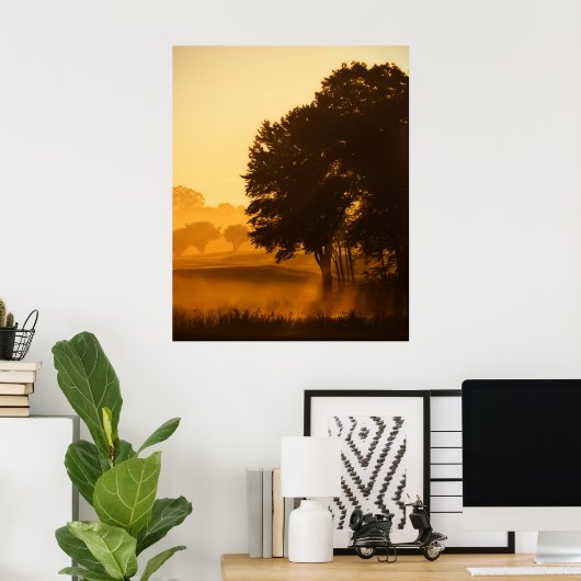 Poster Matin enchanté (Bureau à domicile)