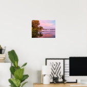 Poster Matin rose délectable (Bureau à domicile)