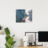 Poster Matin sur la Seine près de Giverny (1897) (Bureau à domicile)