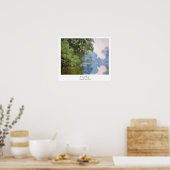 Poster Matin sur la Seine près de Giverny Claude Monet (Cuisine)