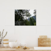 Poster Matin sur le sentier à Vernal Falls à Yosemite (Cuisine)