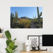 Poster Matin sur le sentier de King Canyon (Bureau à domicile)