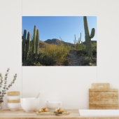 Poster Matin sur le sentier de King Canyon (Cuisine)