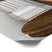 Poster Matin vintage (Coin)