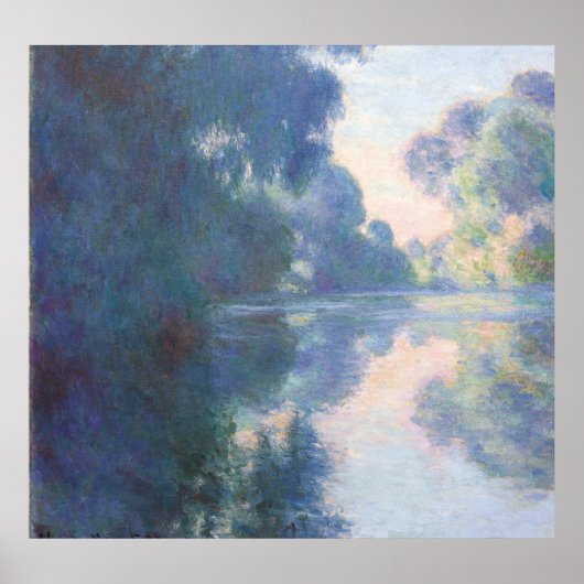 Poster Matinee sur la Seine, 1897 (huile sur toile) (Devant)