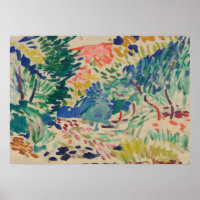Matisse Abstrait Paysage Mur Art