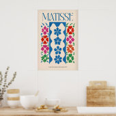 Poster Matisse Grandation avec Masques Panneau Vertical A (Cuisine)