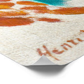 Poster Matisse, Paysage coloré, Paysage à Collioure (Coin)