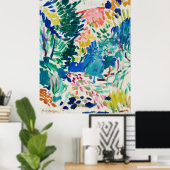 Poster Matisse, Paysage coloré, Paysage à Collioure (Bureau à domicile)