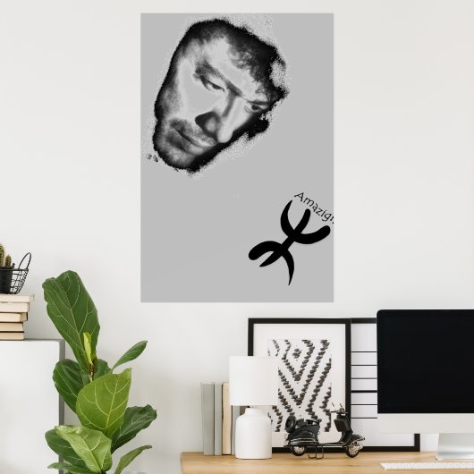 Poster Matoub Lounès (Bureau à domicile)