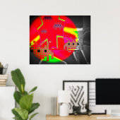 Poster Matrice de force d'invasion furtive (Bureau à domicile)