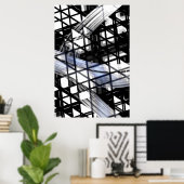 Poster Matrice Dimensionnelle (Bureau à domicile)