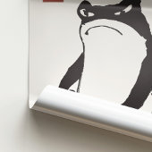 Poster Matsumoto Hoji Sad Frog Peinture Art Imprimer