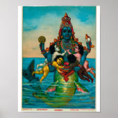 Poster Matsya Avatar de Vishnu (Devant)