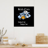 Poster Matte pour enfants Coupes (Cuisine)