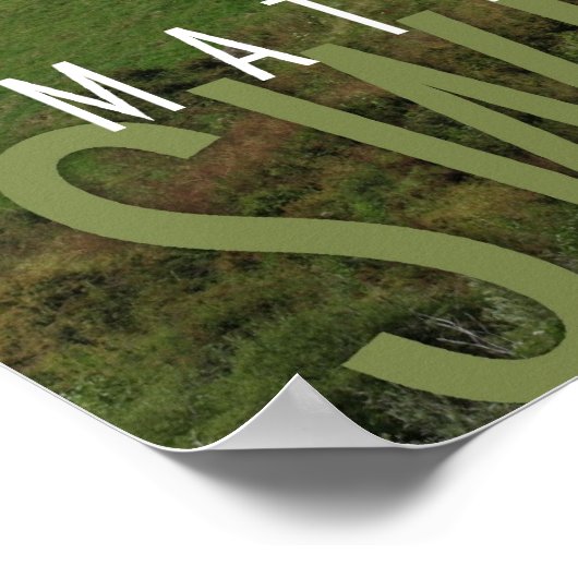 Poster matterhorn en suisse (Coin)