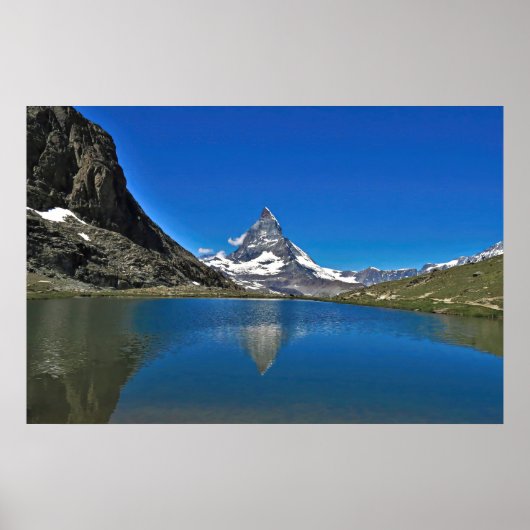 Poster Matterhorn et Riffelsee (Devant)