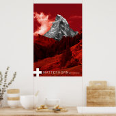 Poster matterhorn suisse (Cuisine)