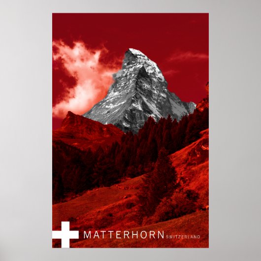 Poster matterhorn suisse (Devant)