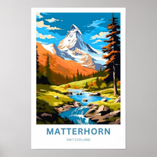 Poster Matterhorn Suisse Imprimer