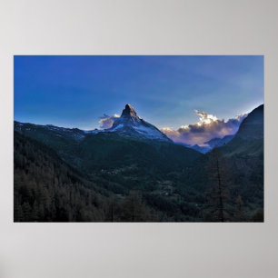 Poster Matterhorn Sunset