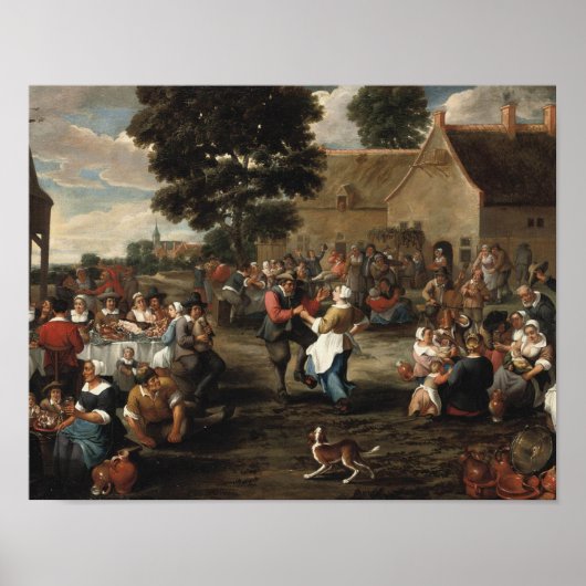 Poster Mattheus van Helmont - Fête des paysans (Devant)