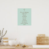 Poster MATTHEW 24:27 « Car comme l'éclair vient… » (Cuisine)