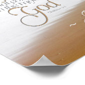 Poster Matthew 4:4 On shall not live on bread alone (Coin)