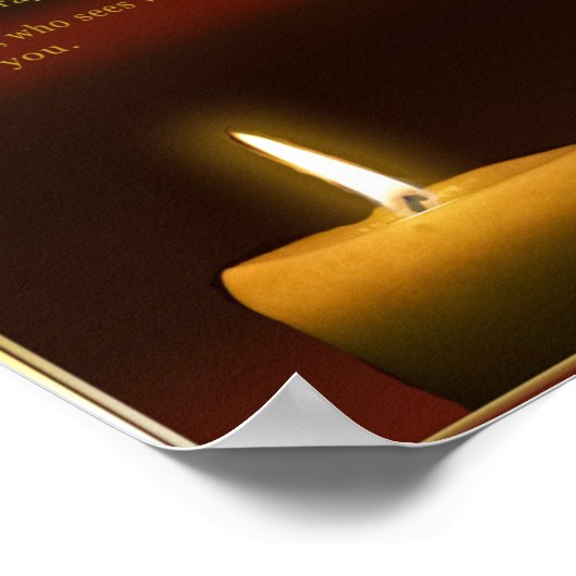 Poster Matthieu6:6 (Coin)