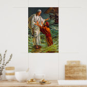 Poster Matthieu 14:28-33 Seigneur, Sauve-Moi (Cuisine)