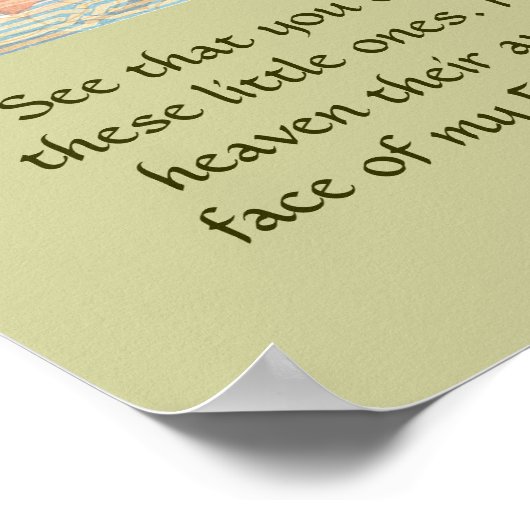 Poster Matthieu 18:10 (Coin)