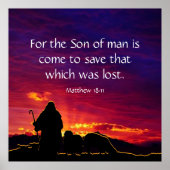 Poster Matthieu 18:11 (Devant)