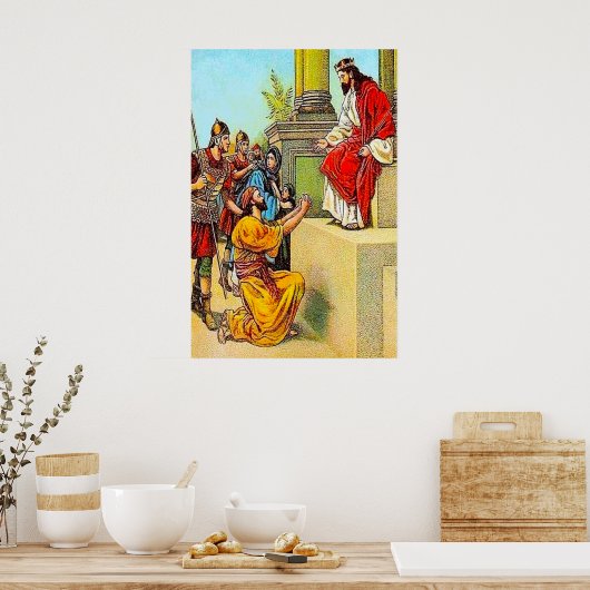 Poster Matthieu 18:21-35 Le Serviteur impitoyable (Cuisine)