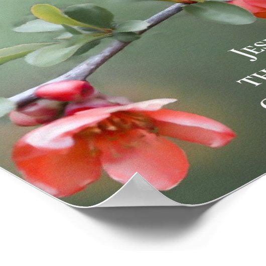 Poster Matthieu 19:26 Avec DIEU, tout est possible (Coin)