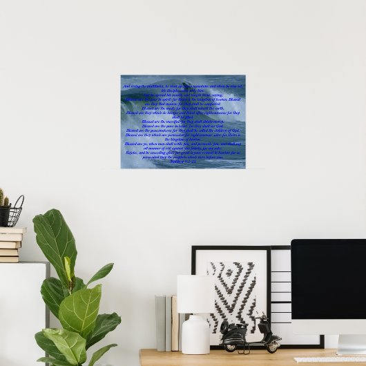 Poster Matthieu 25:45 (Bureau à domicile)