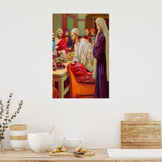 Poster Matthieu 26:6-13 Onction de Jésus pour son enterre (Cuisine)