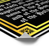 Poster Matthieu 28 19 Citation du nouveau testament éclai (Coin)