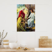 Poster Matthieu 28:1-7 Il N'Est Pas Là, Il A Risqué L'Aff (Cuisine)