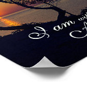 Poster Matthieu 28:20 Je suis avec toi toujours Golden Su (Coin)