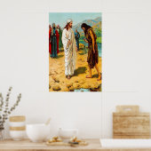 Poster Matthieu 3:13-15 Jésus vient à Jean (Cuisine)