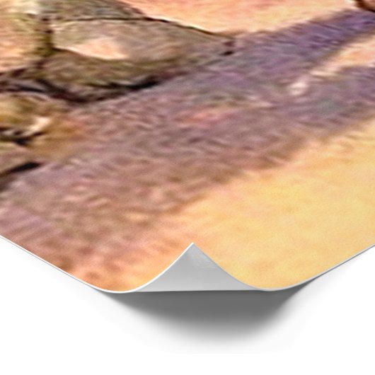 Poster Matthieu 3:13-17 Jésus est baptisé (Coin)