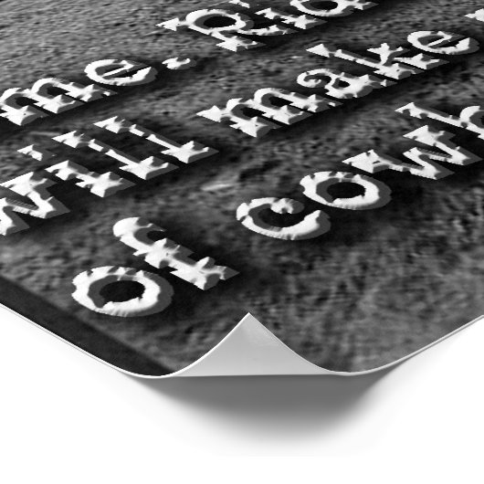 Poster Matthieu 4:19 Version simplifiée Cowboy (Coin)