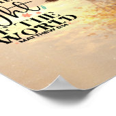 Poster Matthieu 5:14 Vous êtes la Lumière de la Bible Mon (Coin)